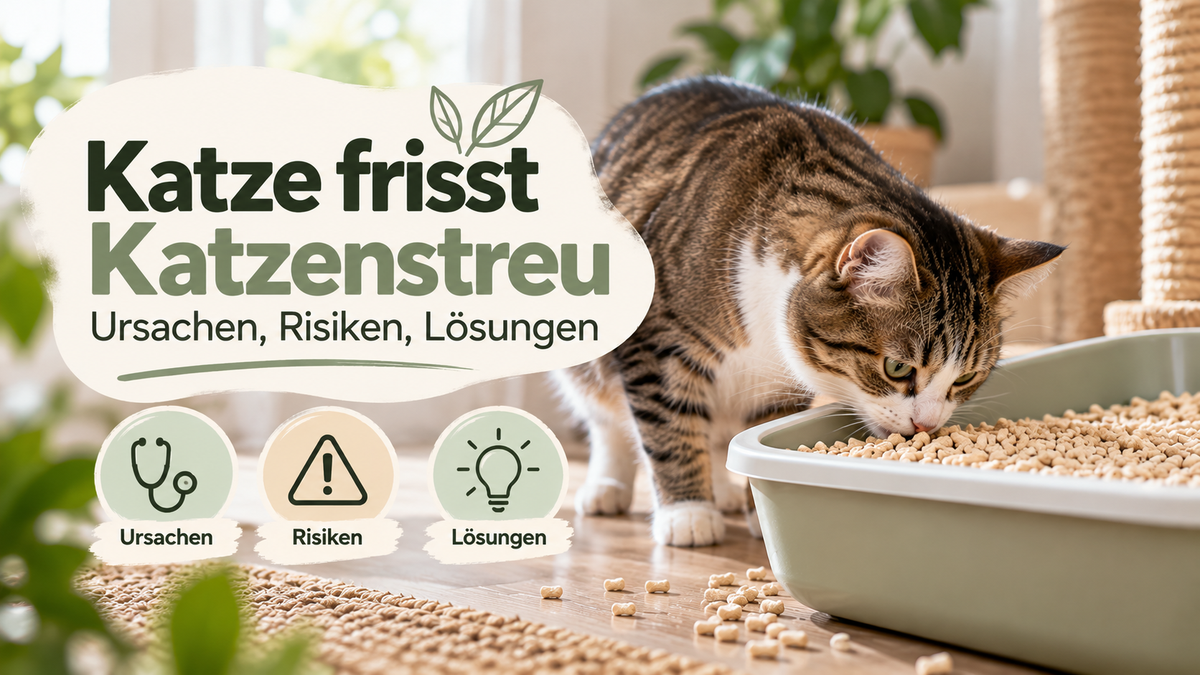 Katze frisst Katzenstreu – Ursachen, Risiken, Lösungen