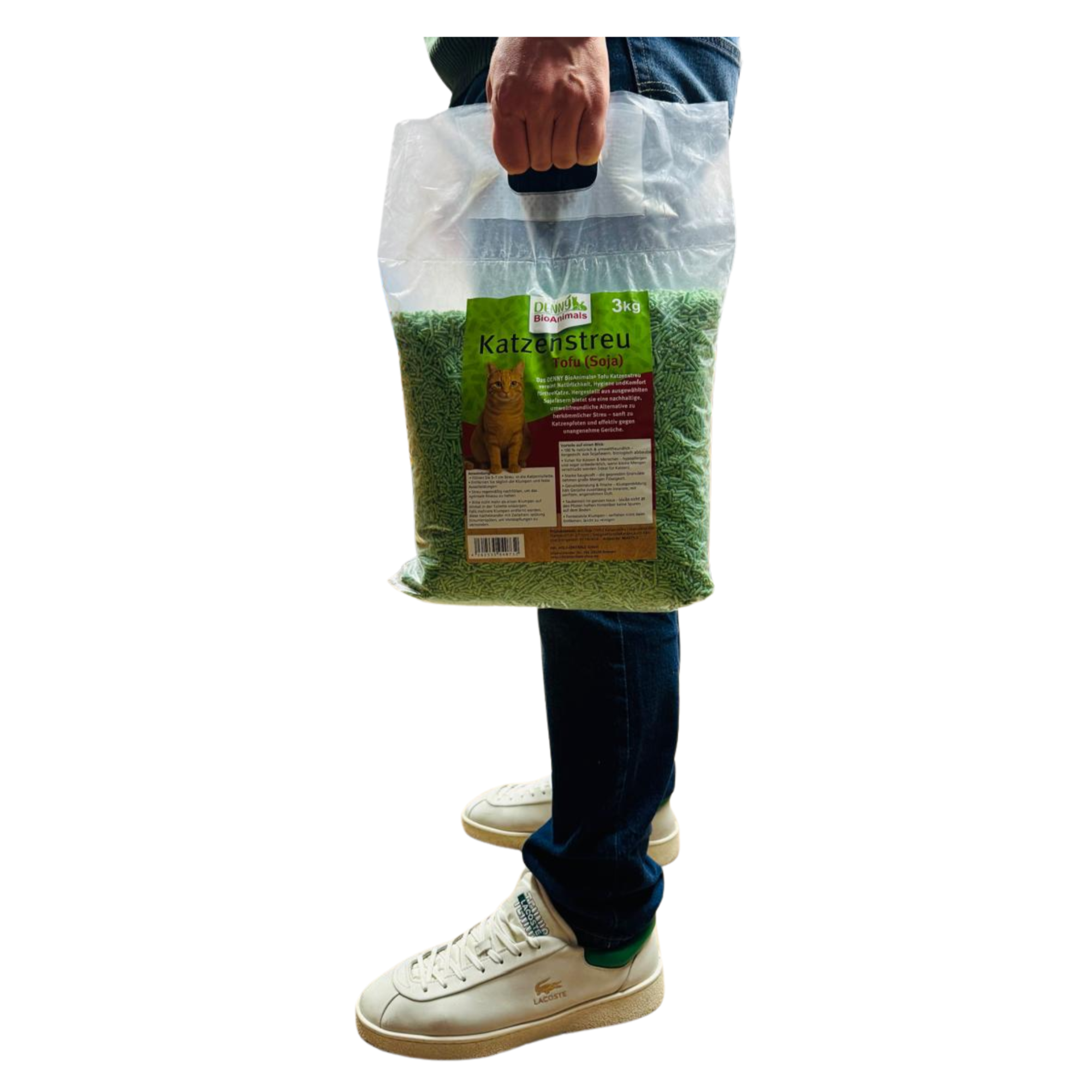 Tofu Katzenstreu 30 kg / 80 L von Denny Bio Animals – Ansicht 9