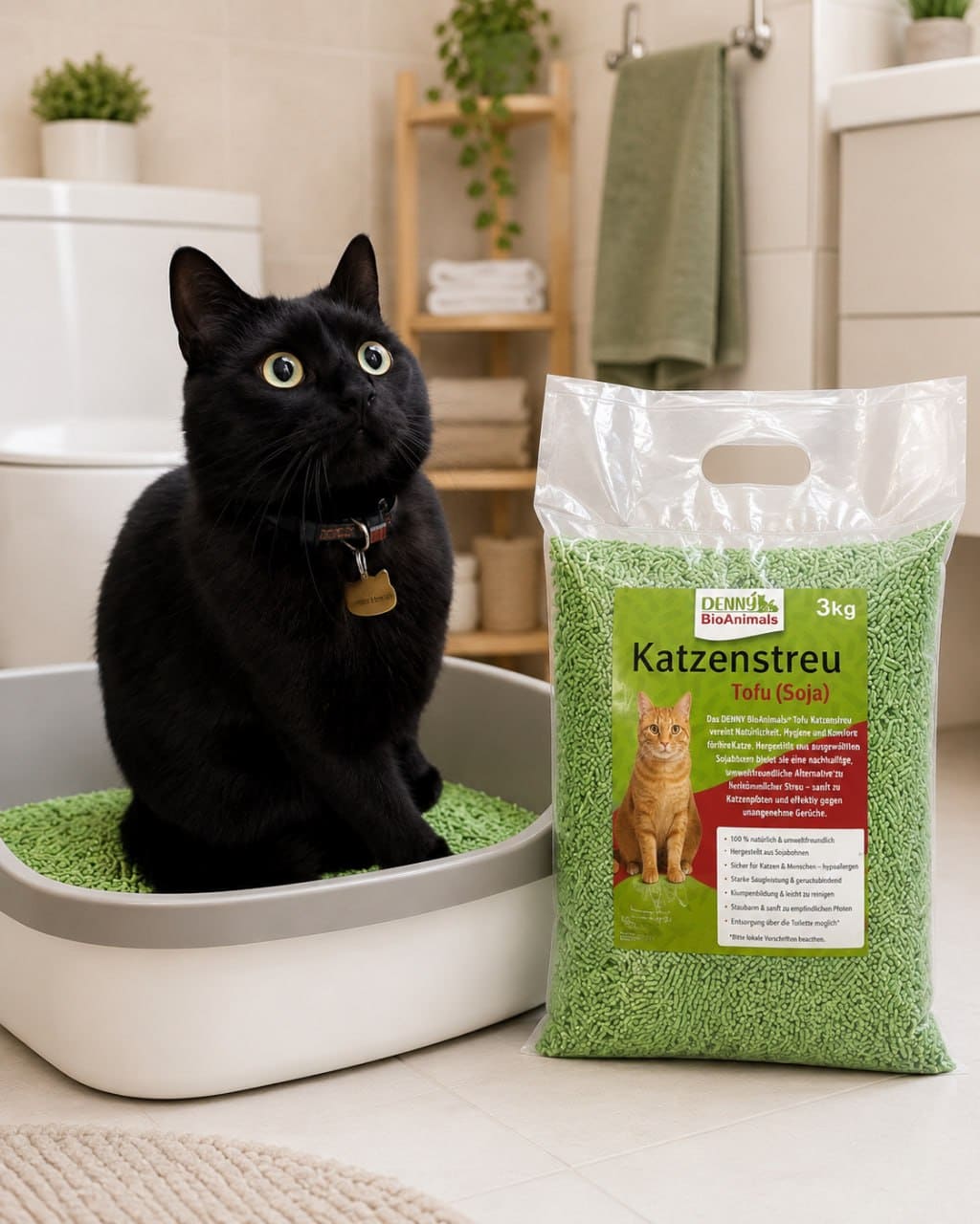 Tofu Katzenstreu 3 kg / 8 L