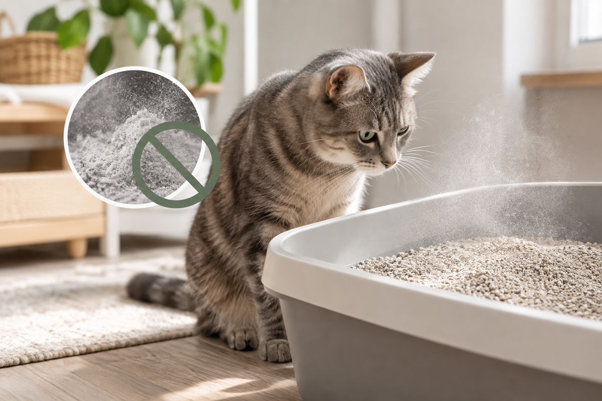 Staubfreie Katzenstreu: Warum Staub das unterschätzte Problem ist – für Katze und Mensch