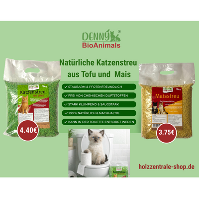 Mais Katzenstreu 3 kg / 8 L von Denny Bio Animals – Ansicht 8