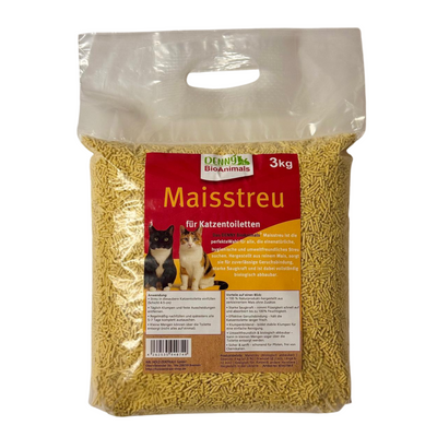 Mais Katzenstreu 3 kg / 8 L von Denny Bio Animals – Ansicht 1