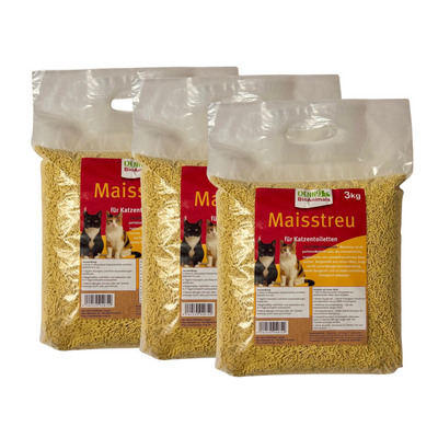 Mais Katzenstreu 9 kg / 24 L von Denny Bio Animals – Ansicht 1