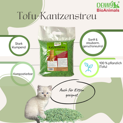 Tofu Katzenstreu 15 kg / 40 L von Denny Bio Animals – Ansicht 9