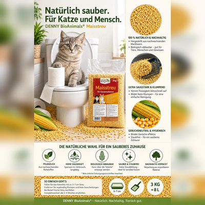 Mais Katzenstreu 3 kg / 8 L